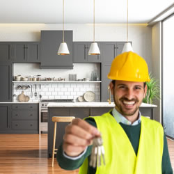builder with keys